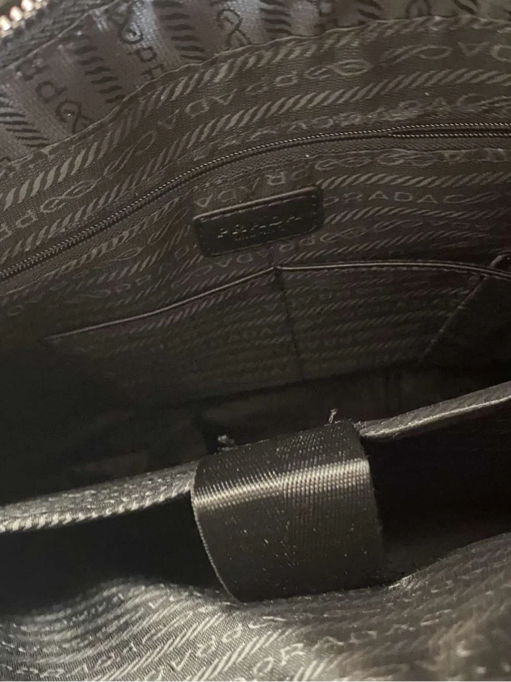 Nylon black men tote
